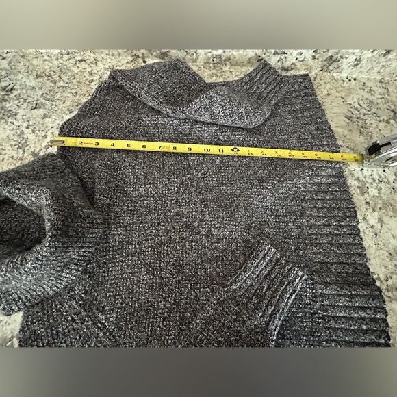 Madewell Eastbrook Turtle Neck Crossover Open Back Wool Blend Sweater Size M - Picture 11 of 11